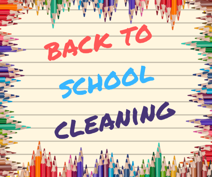 back-to-school cleaning