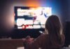 women watch tv series