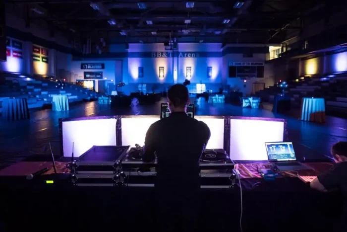 audio and visual teshnology for mitzvah party